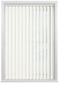 Hanoi, Ice White - Vertical Blind